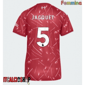 Liverpool Jeremy Jacquet #5 Prima Maglia Femmina 2026-27 Manica Corta